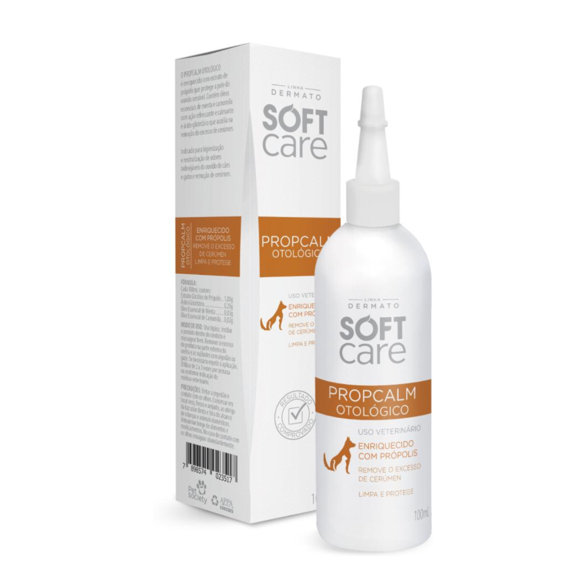 Solução Soft Care Limpeza Auricular Propcalm Otológico