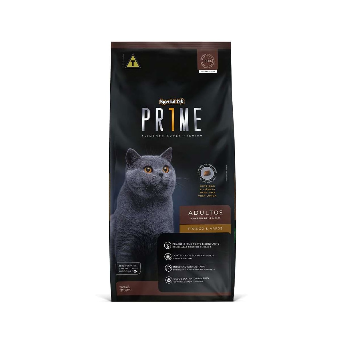 Special Cat Prime Frango e Arroz para Gatos Adultos