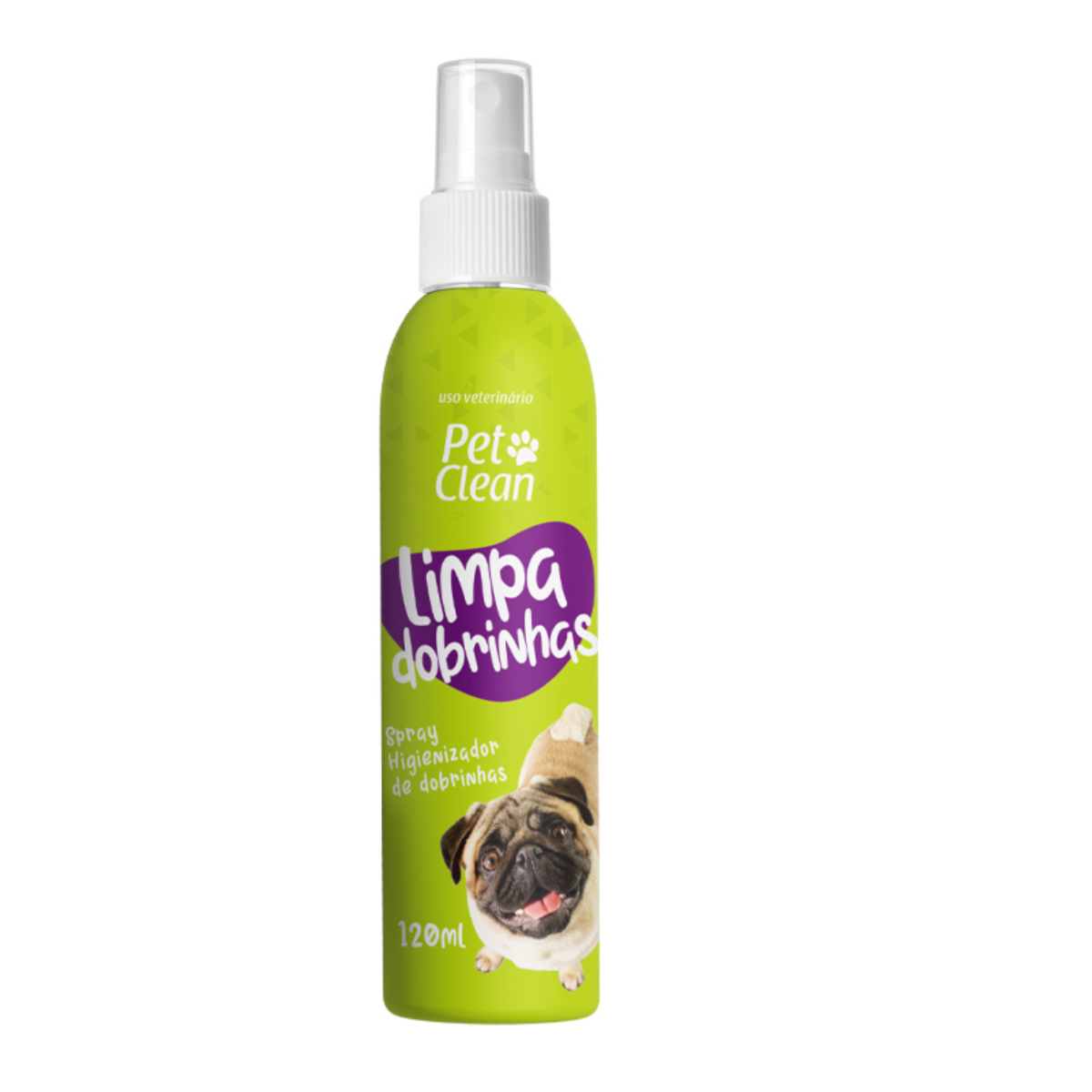 Spray Higienizador Pet Clean Limpa Dobrinha 120ml