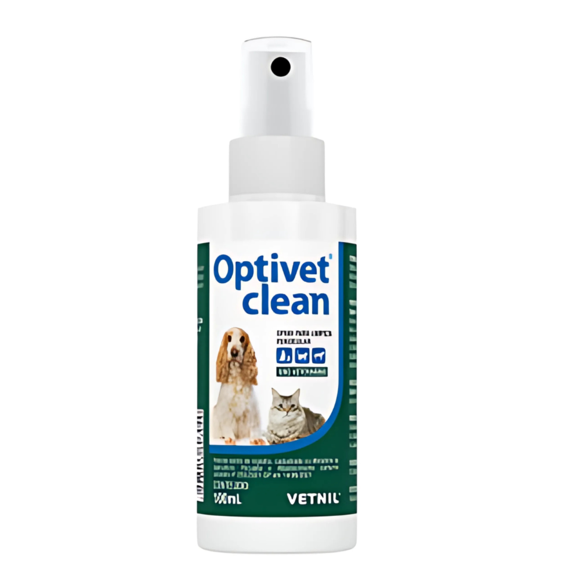 Spray Optivet Clean Vetnil para Cães e Gatos - 100ml