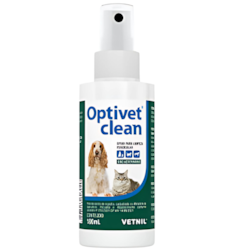 Spray Optivet Clean Vetnil para Cães e Gatos - 100ml
