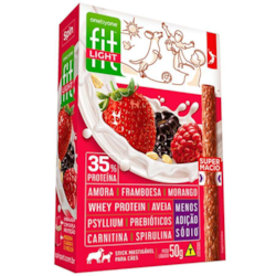 Stick Fit Light Amora, Framboesa e Morango 50g