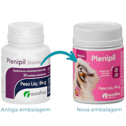 Suplemento Alimentar Plenipil Snacks para Cães 84g