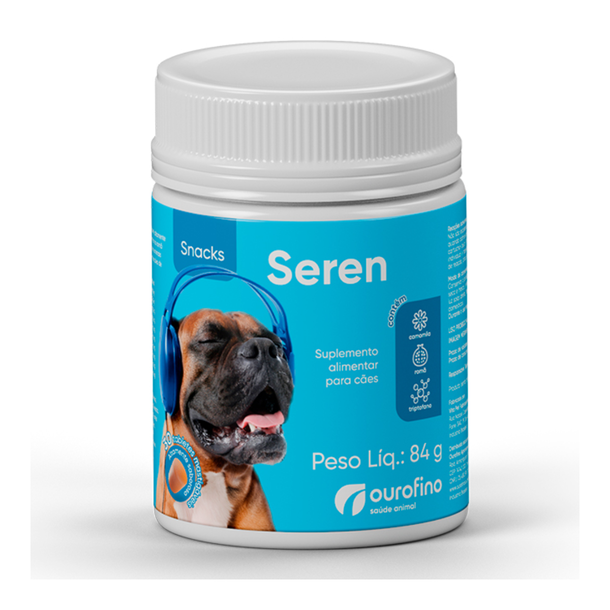 Suplemento Alimentar Seren Snacks para Cães 84g