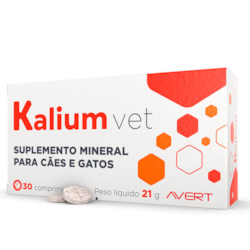 Suplemento Avert Kalium Vet para Cães com 30 Comprimidos