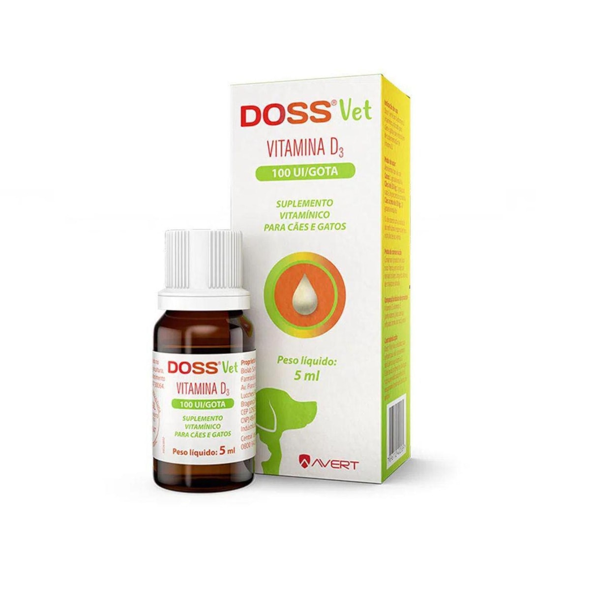 Suplemento Doss Vet Cães e Gatos 5ml