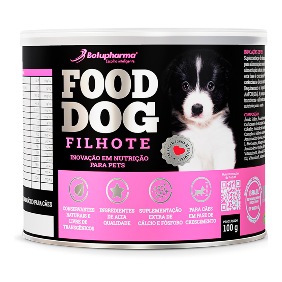 Suplemento Food Dog Crescimento 100g
