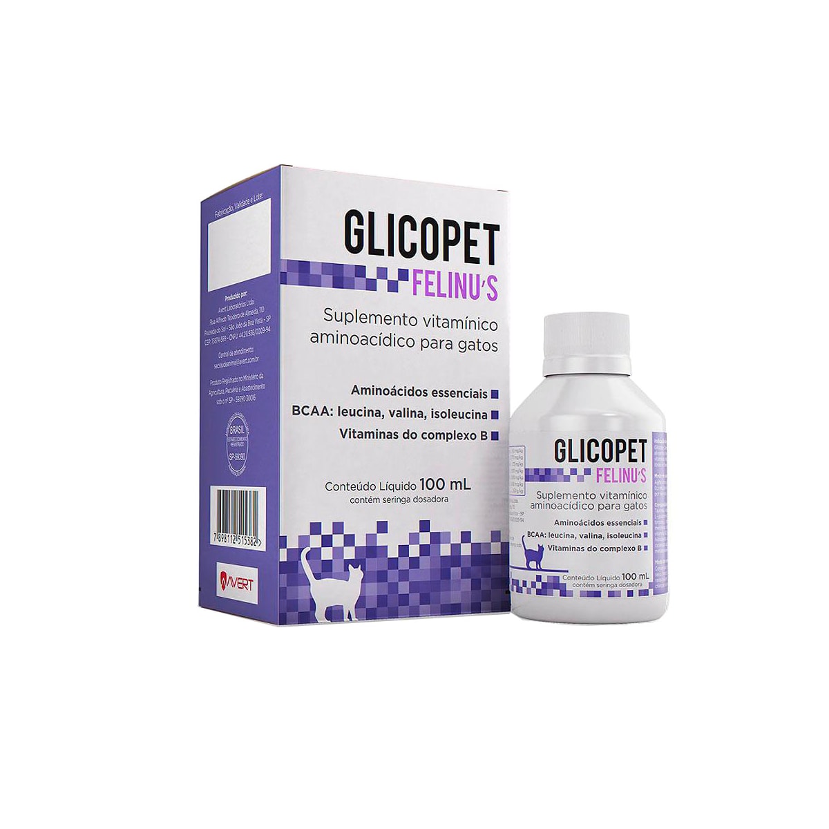 Suplemento Glicopet Felinu's para Gatos