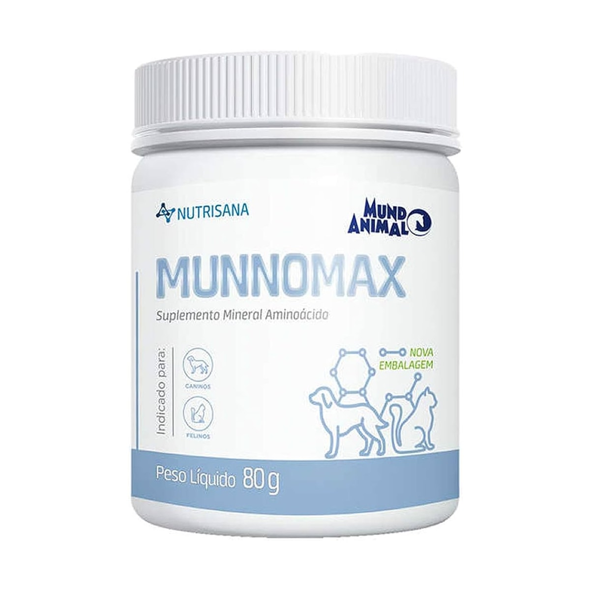 Suplemento Nutrisana Munnomax para Cães e Gatos 30 Comprimidos