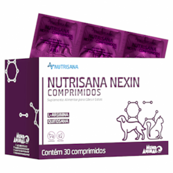 Suplemento Nutrisana Nexin para Cães e Gatos 30 Comprimidos