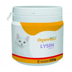 Suplemento Organnact Lysin Cat SF para Gatos 100g