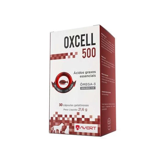 Suplemento Oxcell 500mg com 30 Tabletes