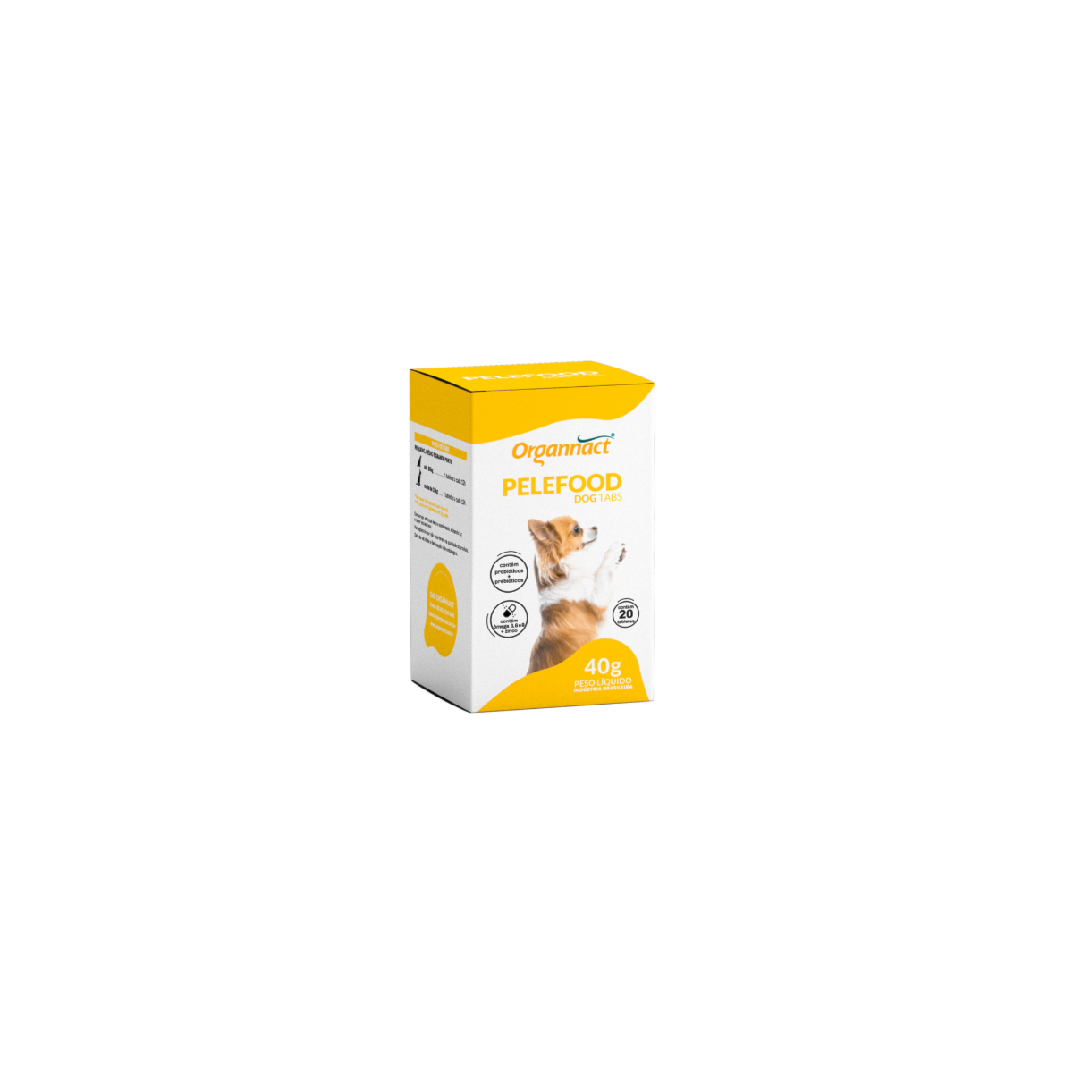 SUPLEMENTO PELEFOOD DOG TABS 40G 20 COMP ORGANNACT