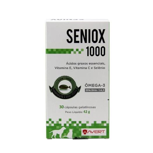 Suplemento Seniox 1000mg com 30 Cápsulas
