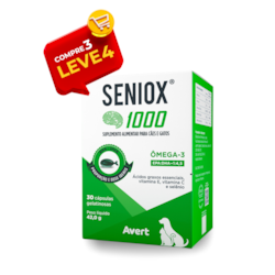 Suplemento Seniox 1000mg com 30 Cápsulas (PAGUE 3 E LEVE 4)