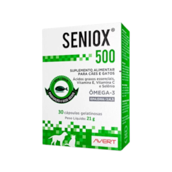 Suplemento Seniox 500mg com 30 Cápsulas