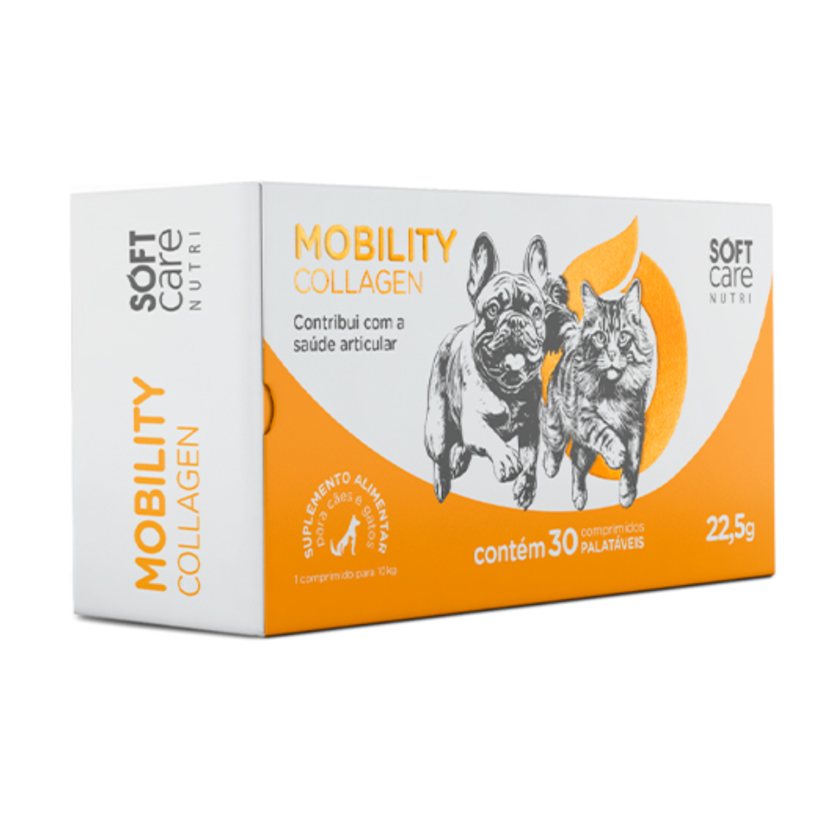 Suplemento Soft Care Nutri Mobillity Collagen 30 Comprimidos