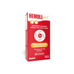 Suplemento Vitamínico Avert Hemolipet - 30 Comprimidos