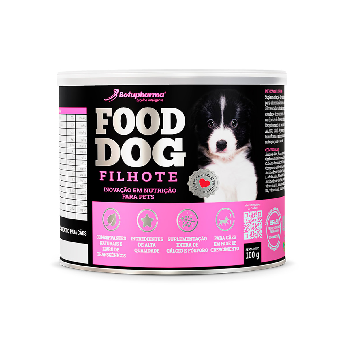 Suplemento Vitamínico Botupharma Pet Food Dog Filhotes