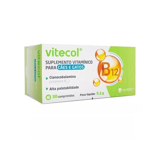 Suplemento Vitecol com 30 Comprimidos