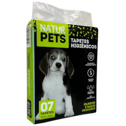 Tapete Higiênico 7 Unidades 60x60 Natur Pets