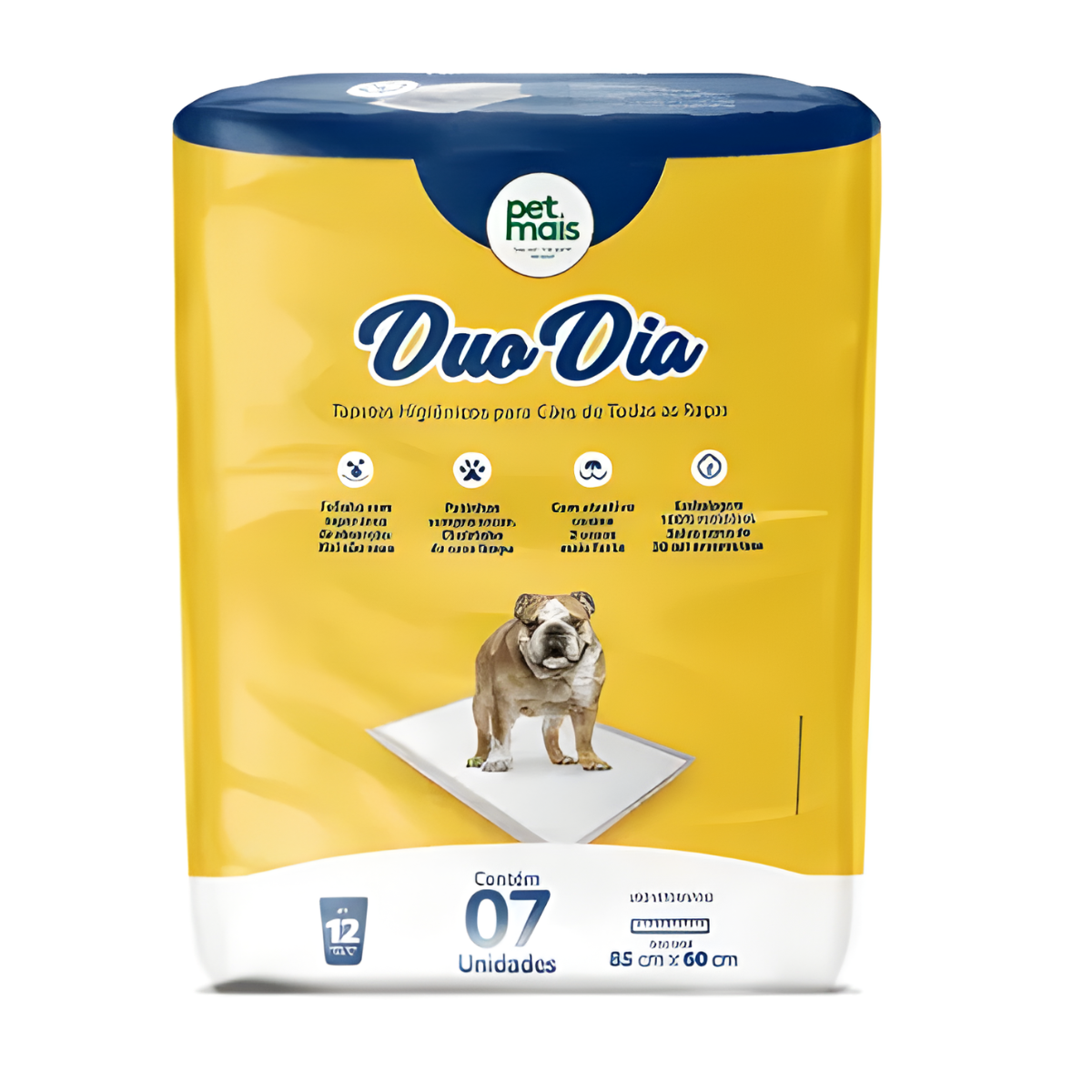 Tapete Higiênico Duo Dia para Cães 85x60cm – 7 Unidades