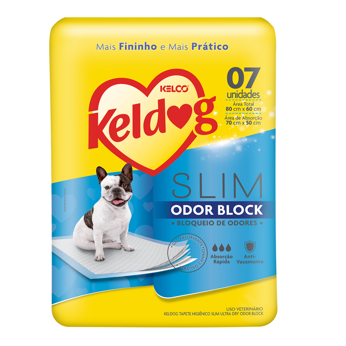 Tapete Higiênico Slim Odor Block 7 unidades - Kelco Pet Care