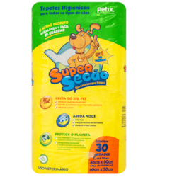 Tapete Higiênico Super Secão 80×60cm – 30 Unidades