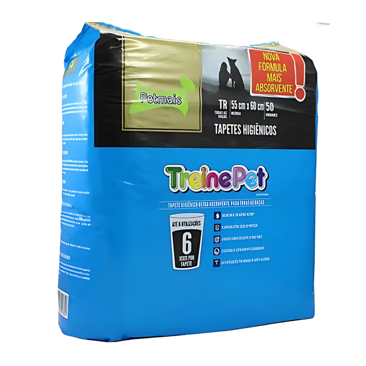 Tapete Higiênico Treinepet 55X60 50Un