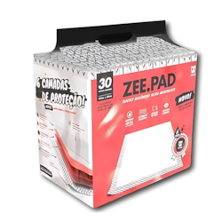 Tapete Higiênico Zeepad Laranja 60×80cm – 30 Unidades