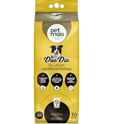 TAPETES HIGIENICOS DUO DIA (BLACK)(30UND)(80X60)(70X50)