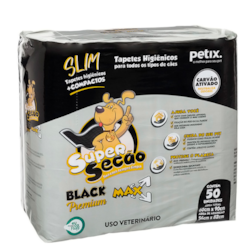 TAPETES HIGIENICOS SUPER SECAO (BLACK)(30UND)(80X60)(60X50)