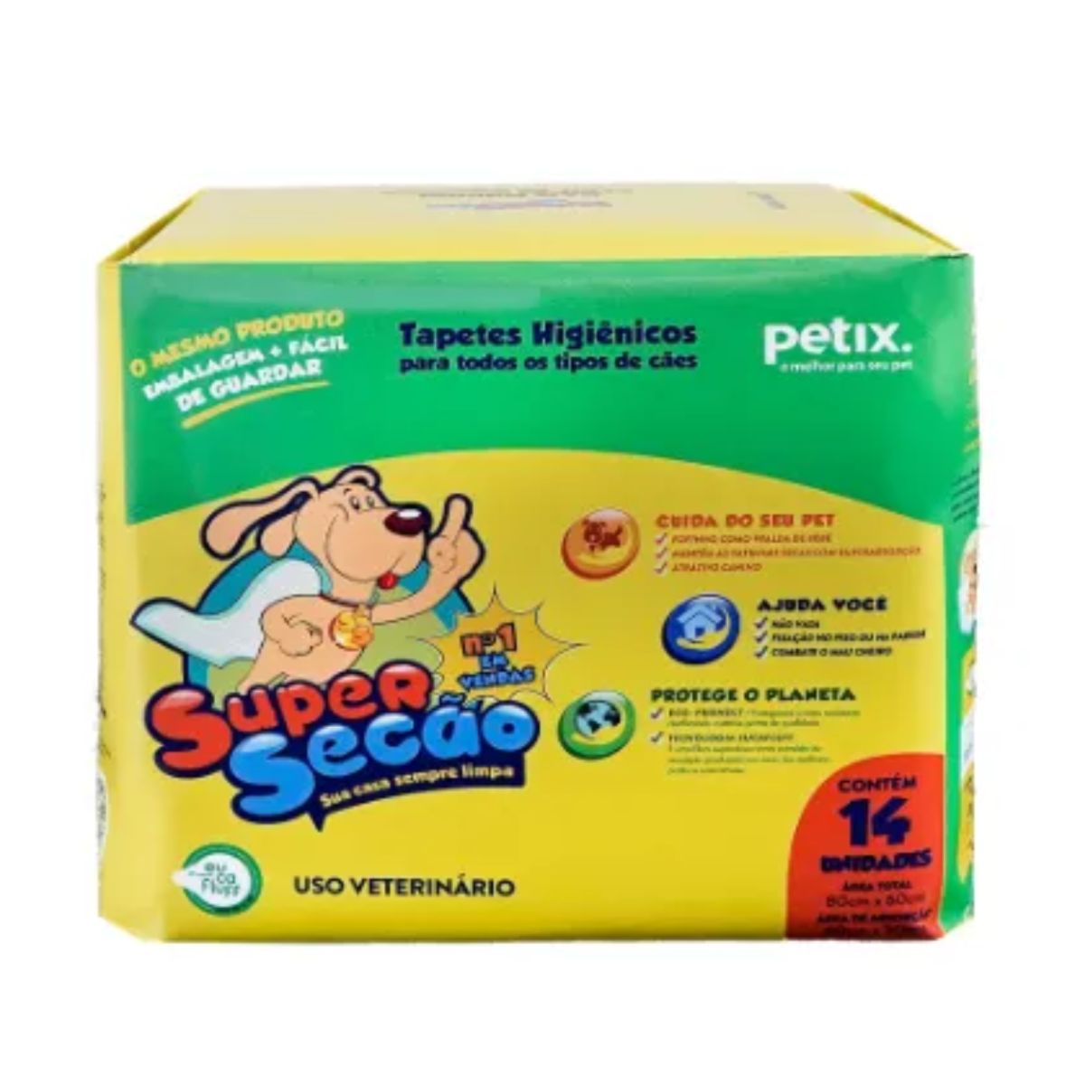 TAPETES HIGIENICOS SUPER SECAO C/14 60X80