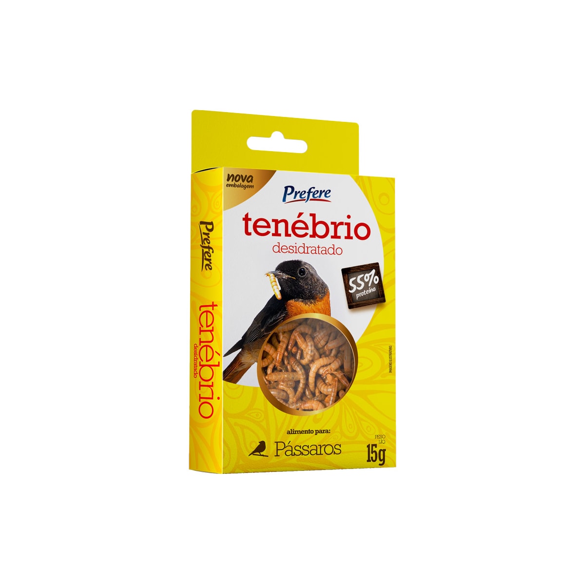 TENEBRIO DESIDRATADO PREFERE - PASSARO 15G