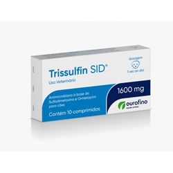 Trissulfin Sid Antibiótico 1600mg com 10 Comprimidos