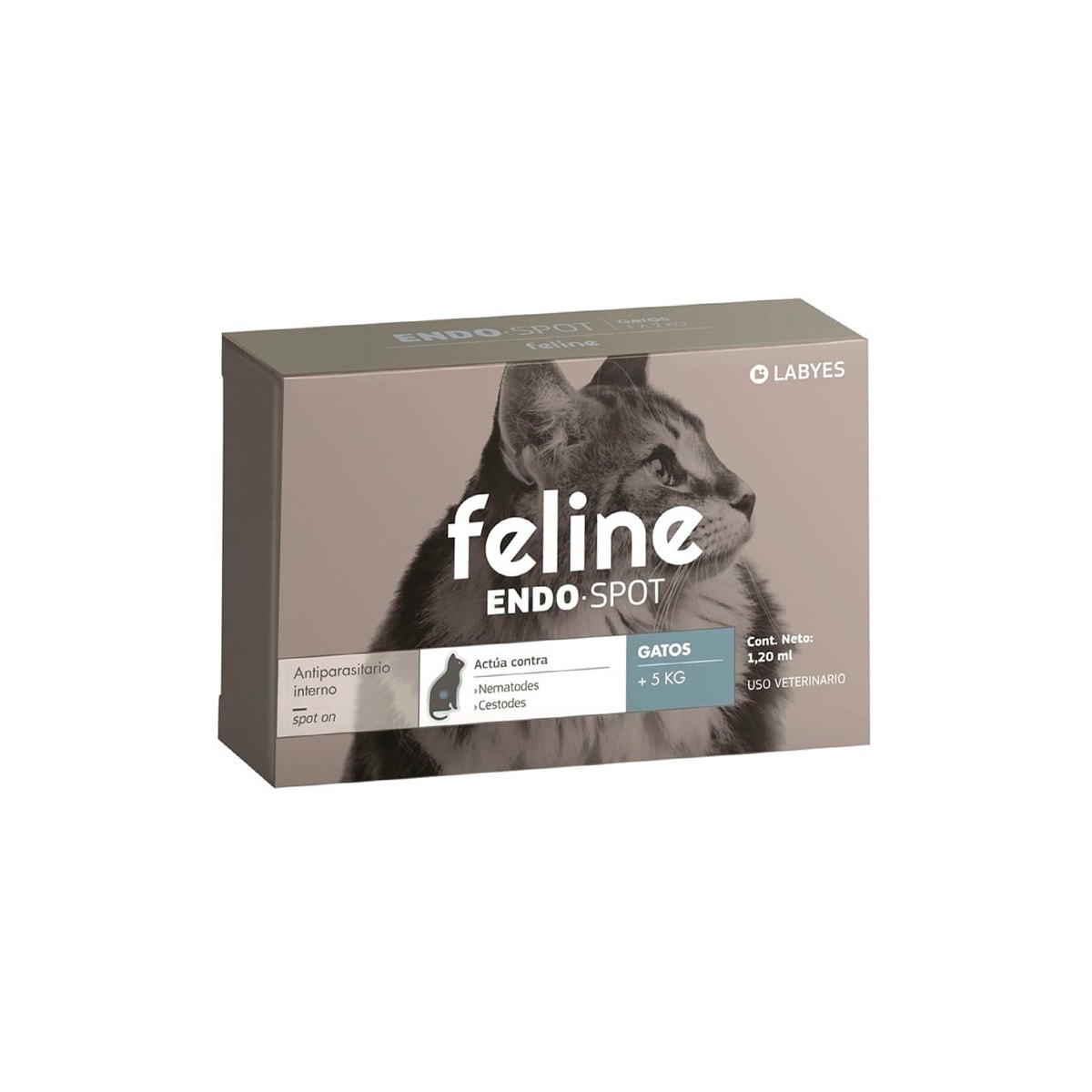 Vermífugo Feline Endospot para Gatos com Mais de 5kg