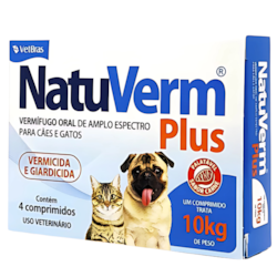 Vermífugo Natu Verm Plus 660mg