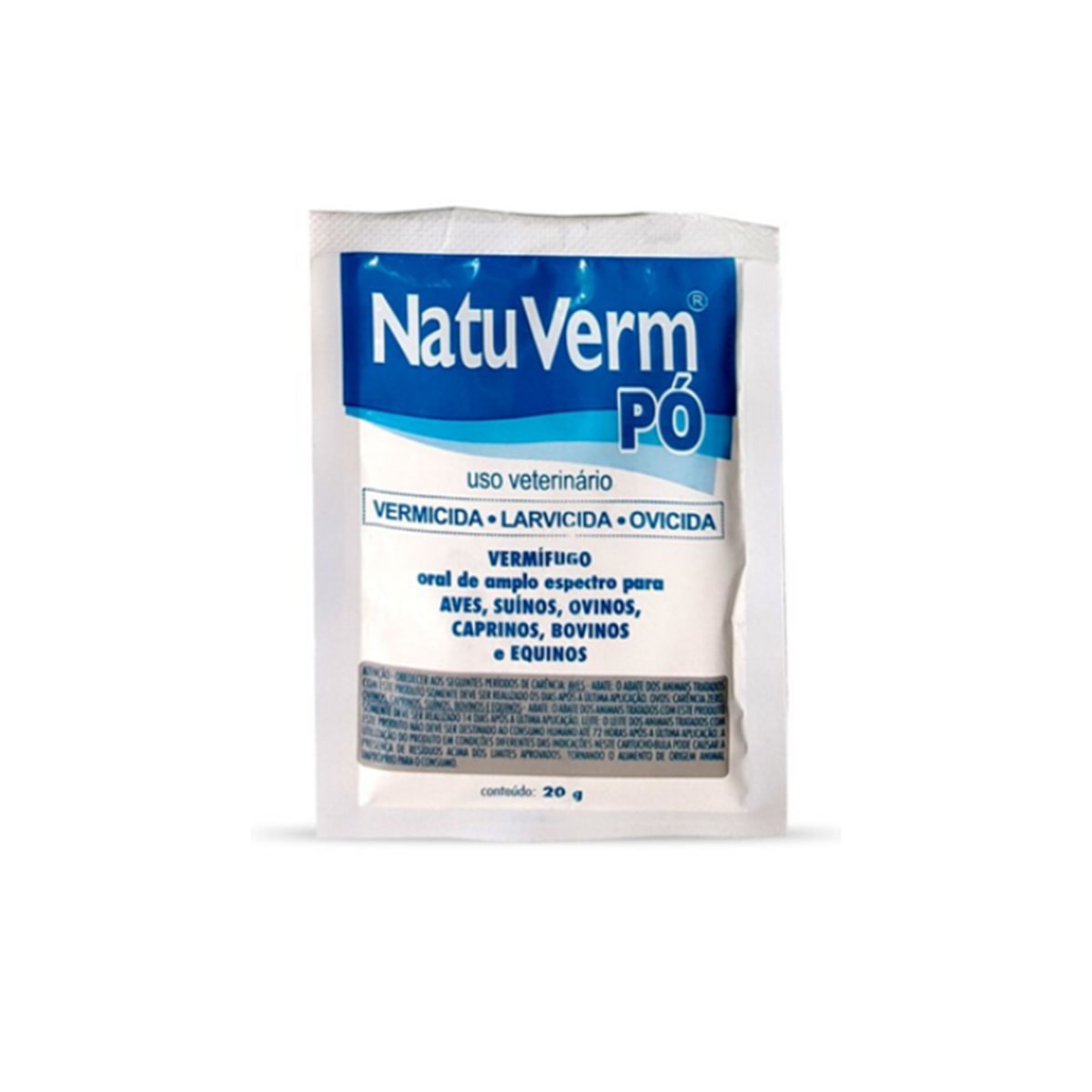 Vermífugo Natu Verm Pó 20g