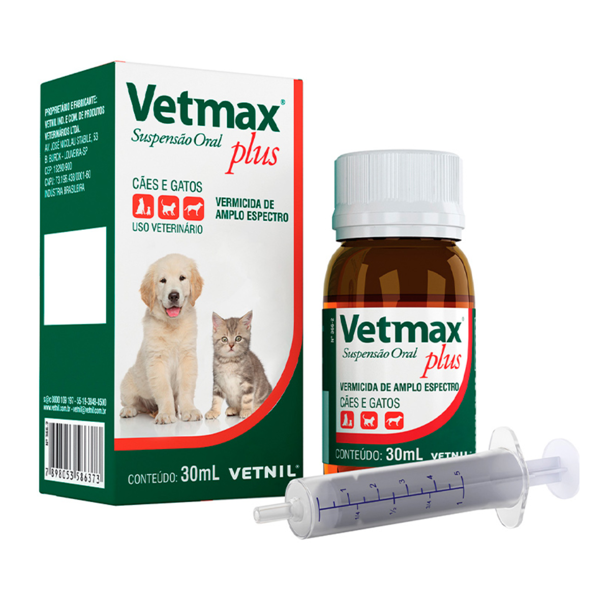 Vermifugo Vetmax Suspensao 30ml