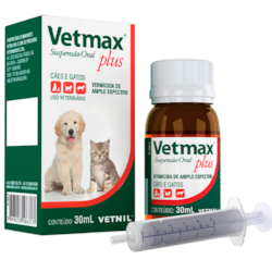 Vermifugo Vetmax Suspensao 30ml