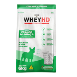 WheyHD Alta Digestibilidade Ração Cães Adultos Porte Pequeno 3kg